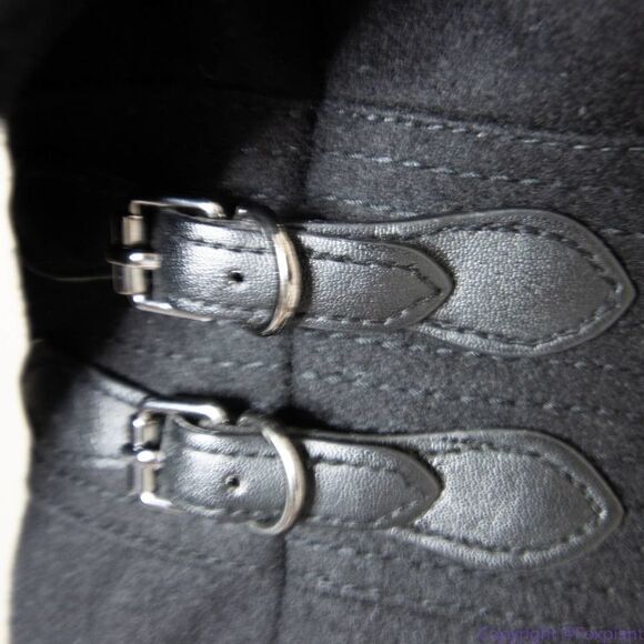 Keneth Cole women's wool blend black coat, size 8 - Picture 14 of 16